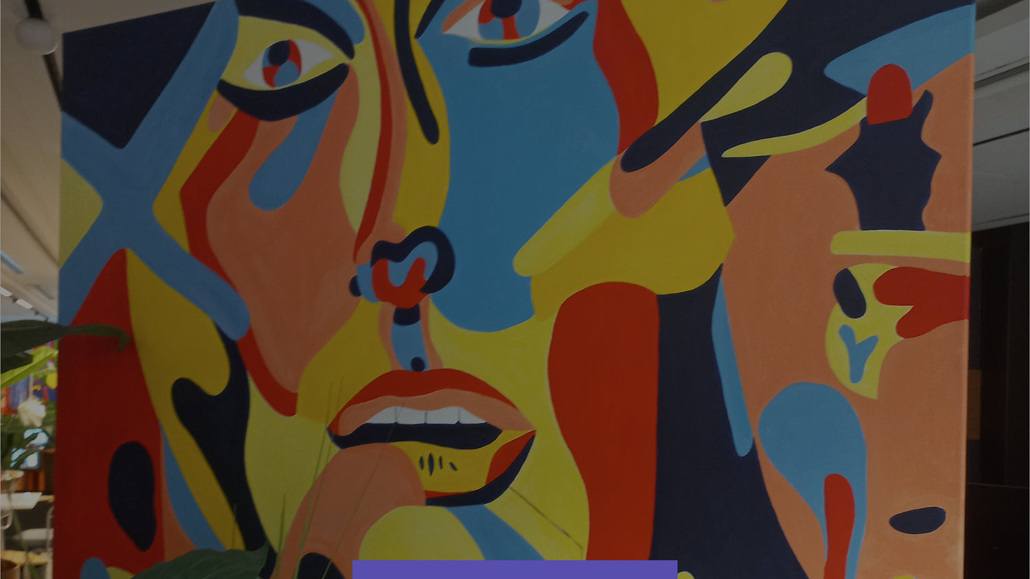 Acrylic Painting, Abstract Portrait Art, Middle Eastern Art, Modern portrait painting, Artists to buy from, Investment Art