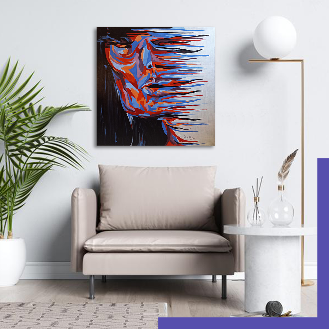 Home decor art, Office decor art, Rising International Arab Artist, art for home, art for office